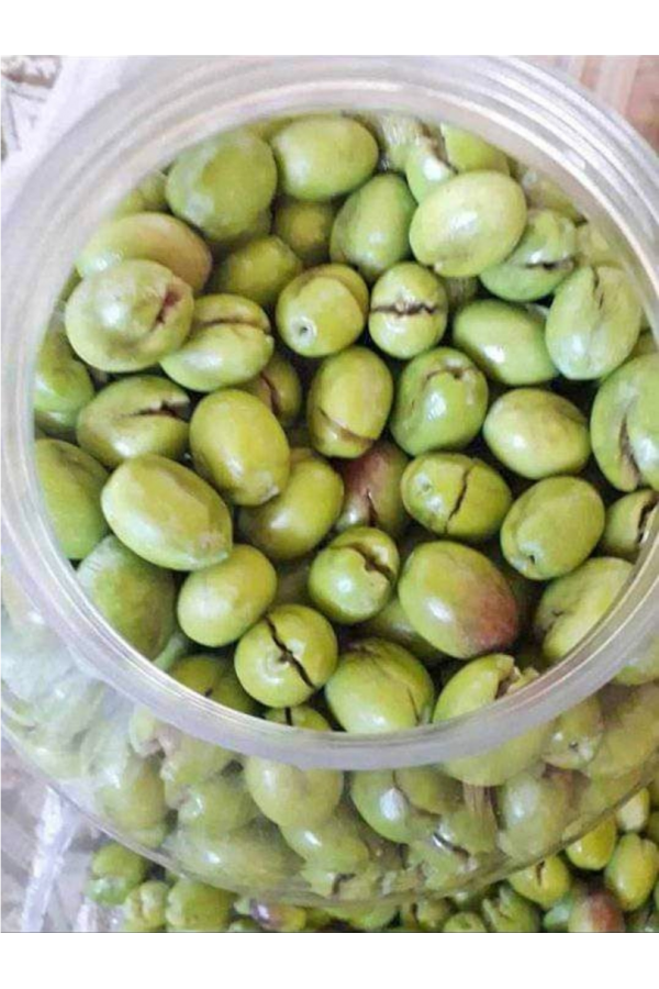 Hatay Yöresel Natural Altınözü Taş Kırma Yeşil Zeytin 5000 cc (YENİ SEZON 2024)