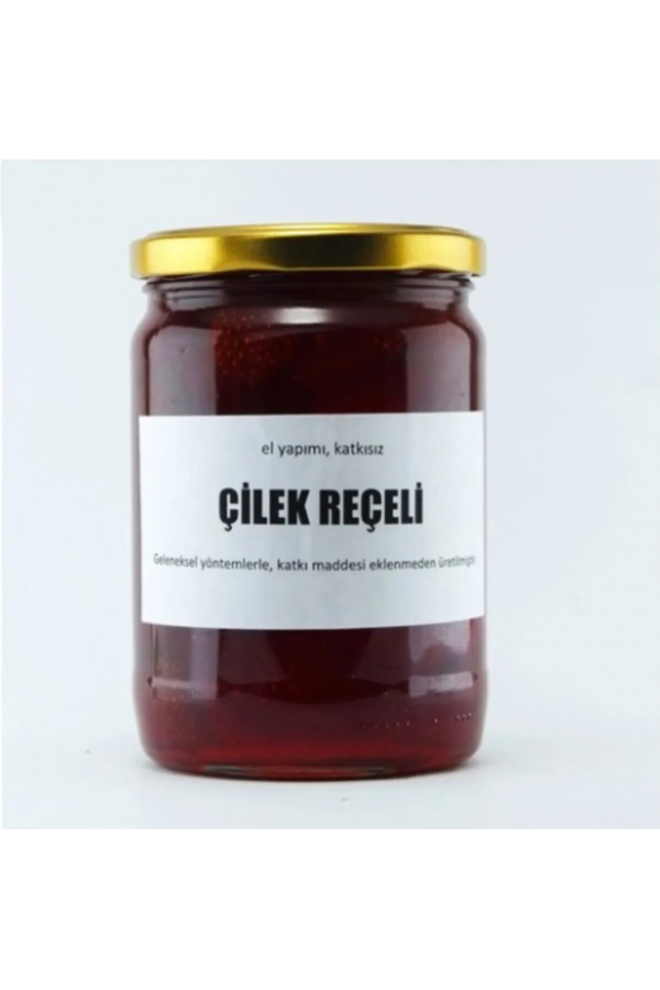 Ev Yapımı Natural Çilek Reçeli 660 cc