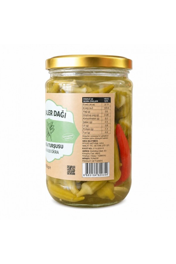 Bamya Turşusu 720 gr X 12 Kavanoz Bamya Turşusu 720 gr X 12 Kavanoz