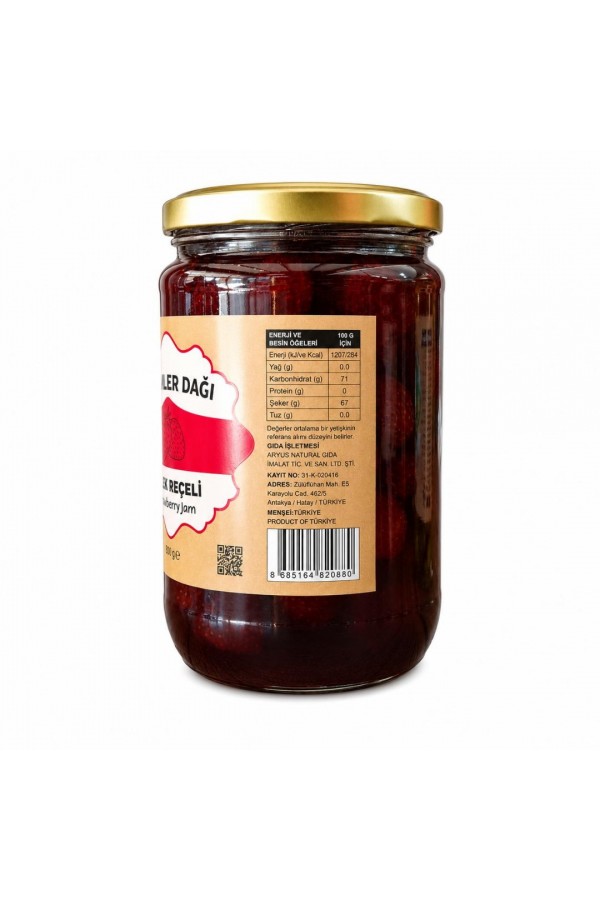 Çilek Reçeli 800 G x 12 Kavanoz SPECIAL