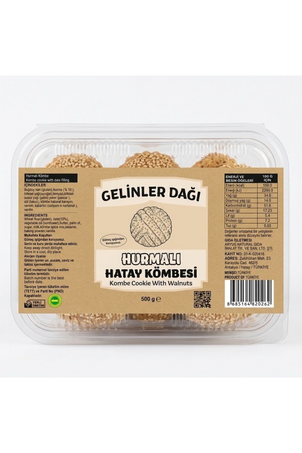 Hurmalı Hatay Kömbesi 500 g Hurmalı Hatay Kömbesi 500 g