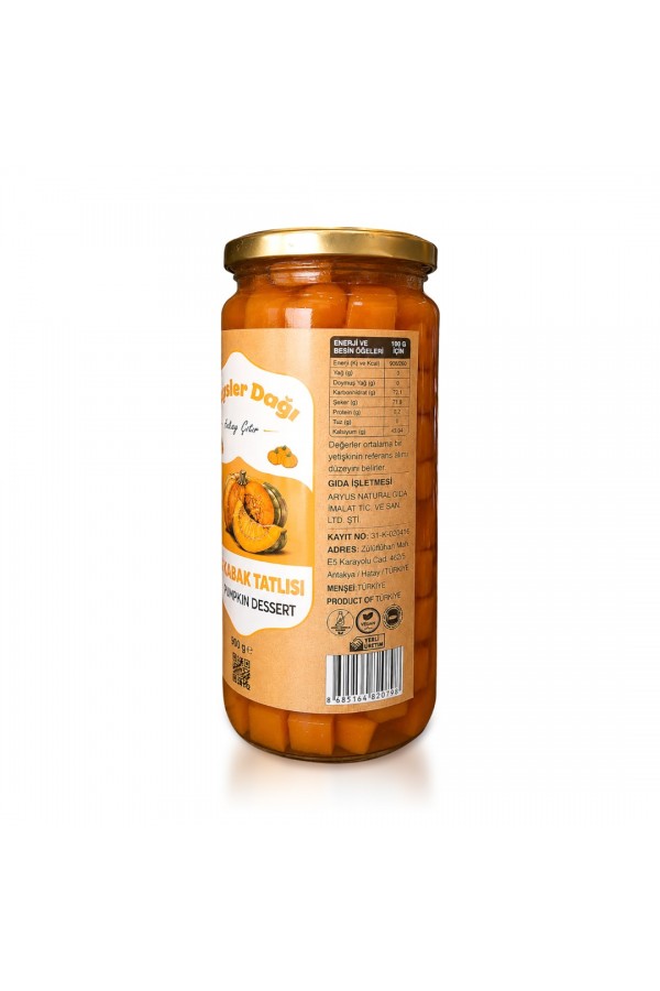 Kireçte Çıtır Hatay Kabak Tatlısı 600 g x 12 Adet