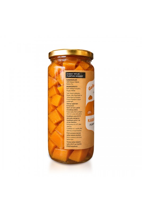 Kireçte Çıtır Hatay Kabak Tatlısı 600 g x 12 Adet