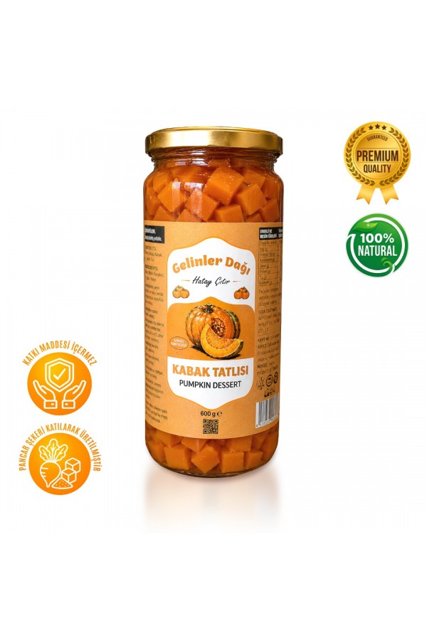 Kireçte Çıtır Hatay Kabak Tatlısı 600 g x 12 Adet