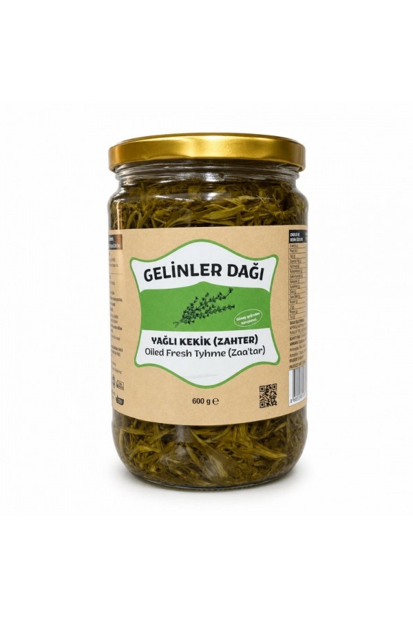 Yağlı Kekik (Zahter) 660 Cc X 12 Kavanoz