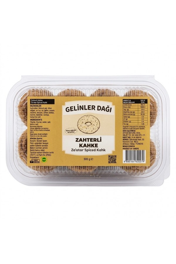 Hatay Zahterli Kahke/Çörek 500 gr Hatay Zahterli Kahke/Çörek 500 gr